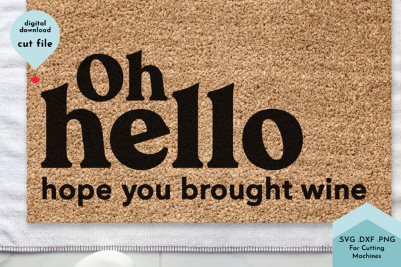 Funny Doormat - Hope You Brought Wine Review