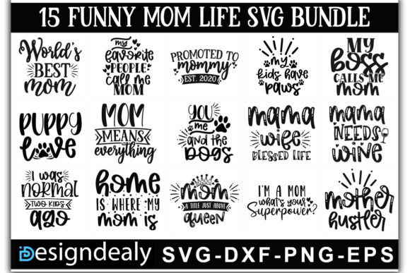 Funny Mom Life Bundle: A Designer's Review