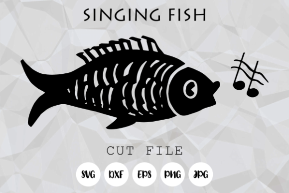 Funny Vintage Singing Fish Cut File Review