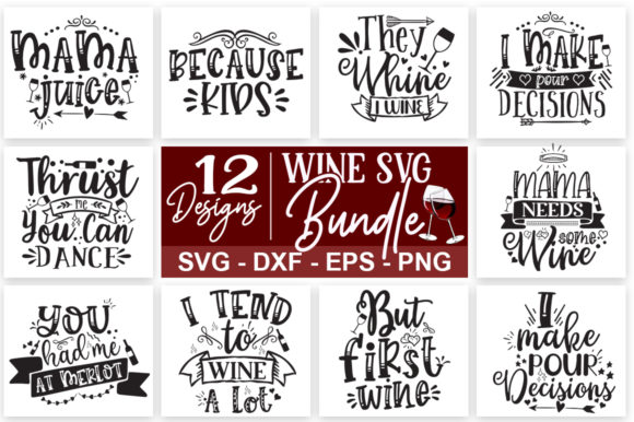 Funny Wine Quotes Bundle: A Designer's Review